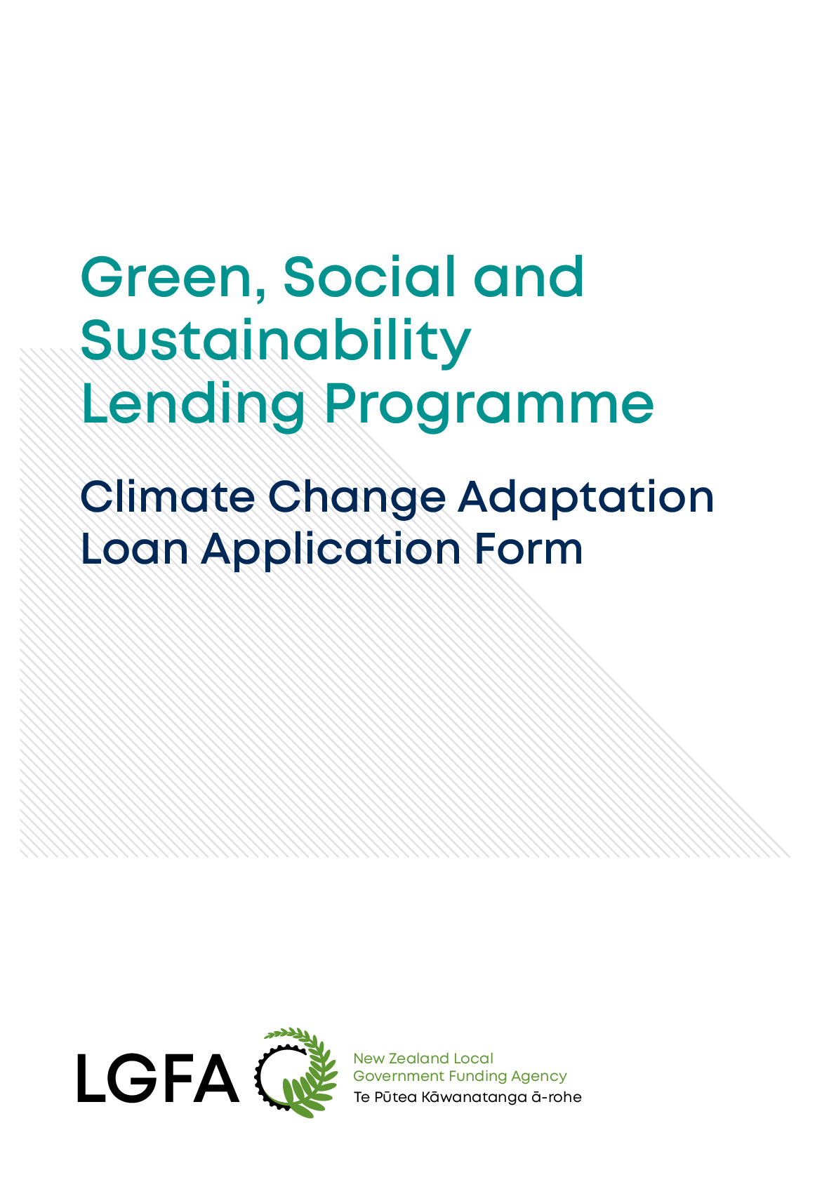 Climate Change Adaptation Loan Application Form 30092021 FINAL