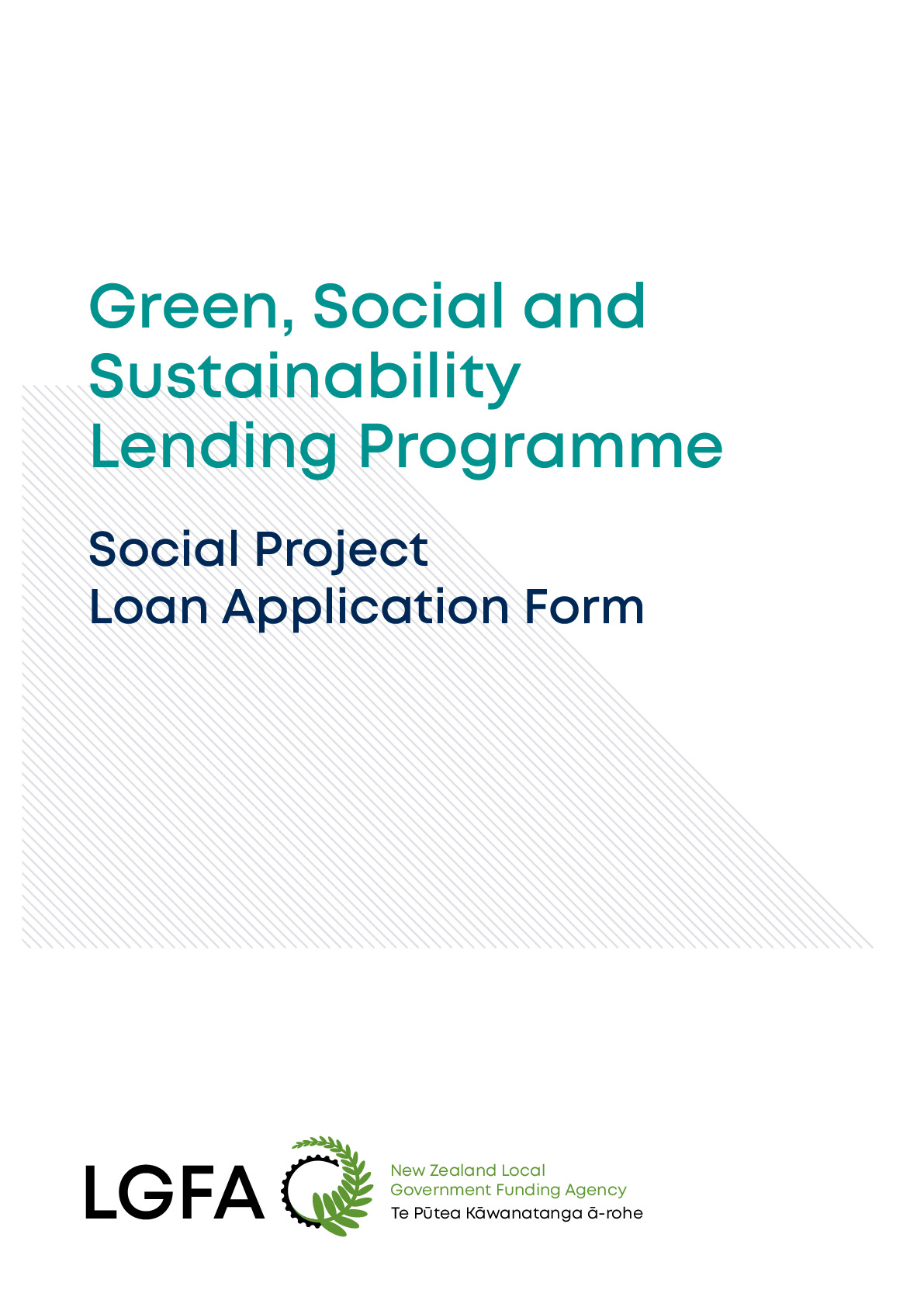Social Project Loan Application Form 30092021 FINAL