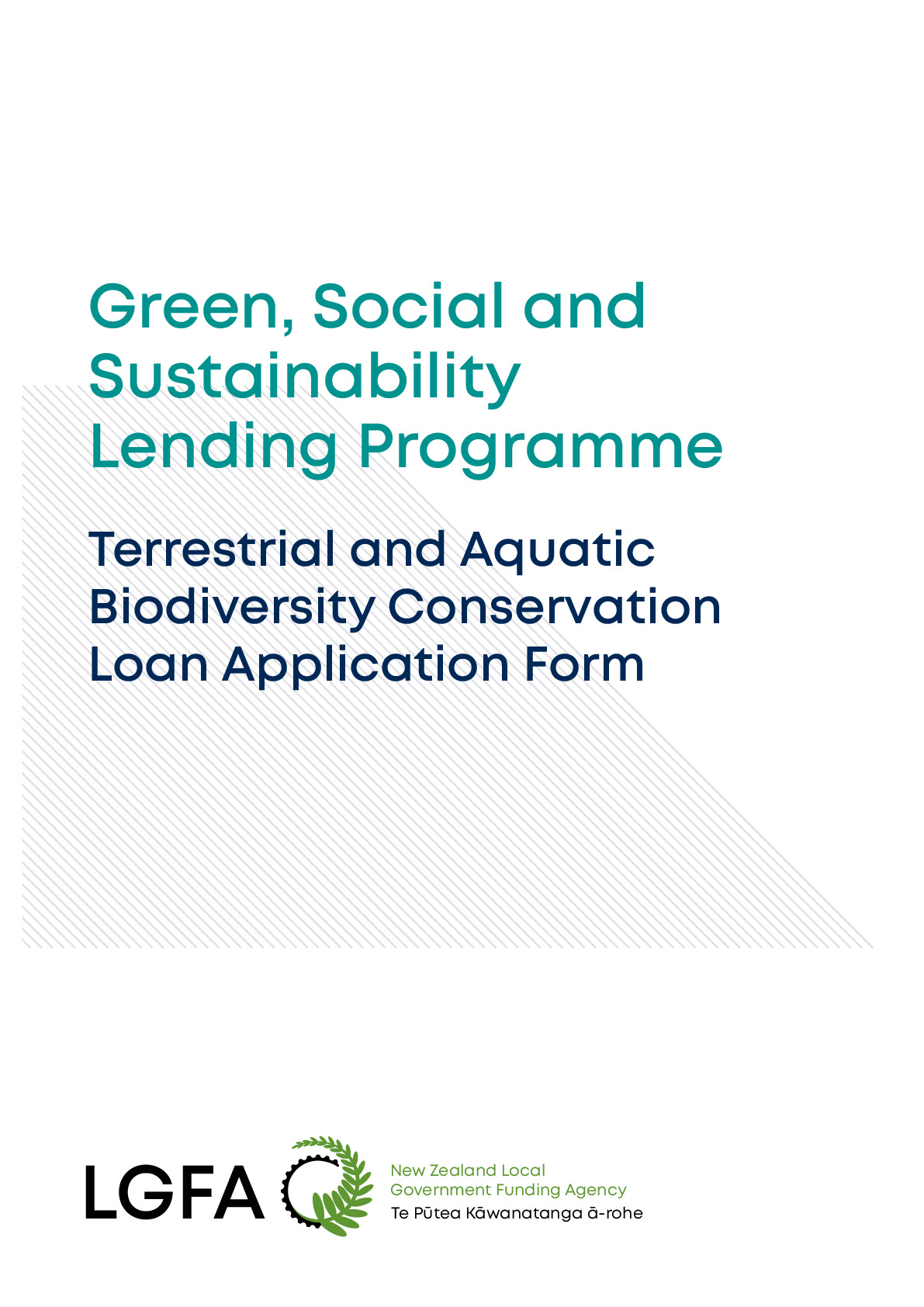 Terrestrial and Aquatic Biodiversity Conservation Loan Application Form 30092021 FINAL