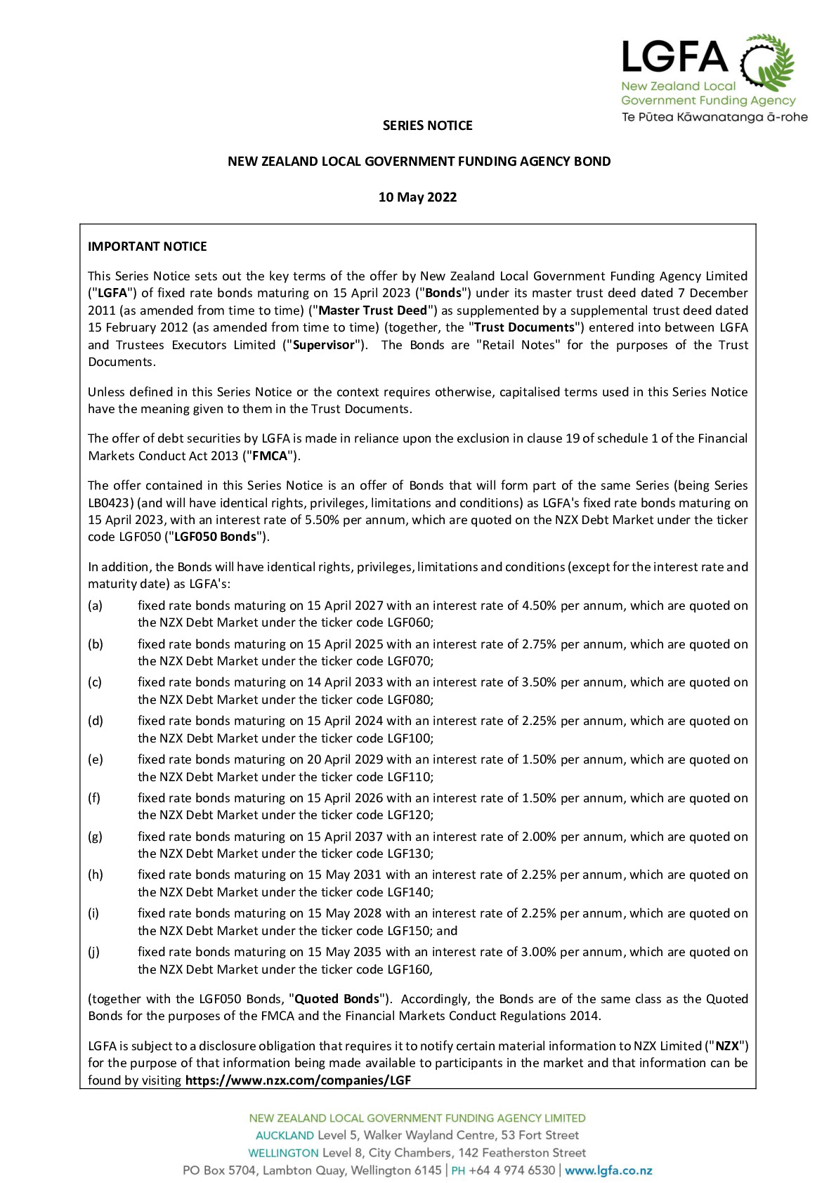 LGFA Series Notice 15 April 2023 - Tender 89 (1)