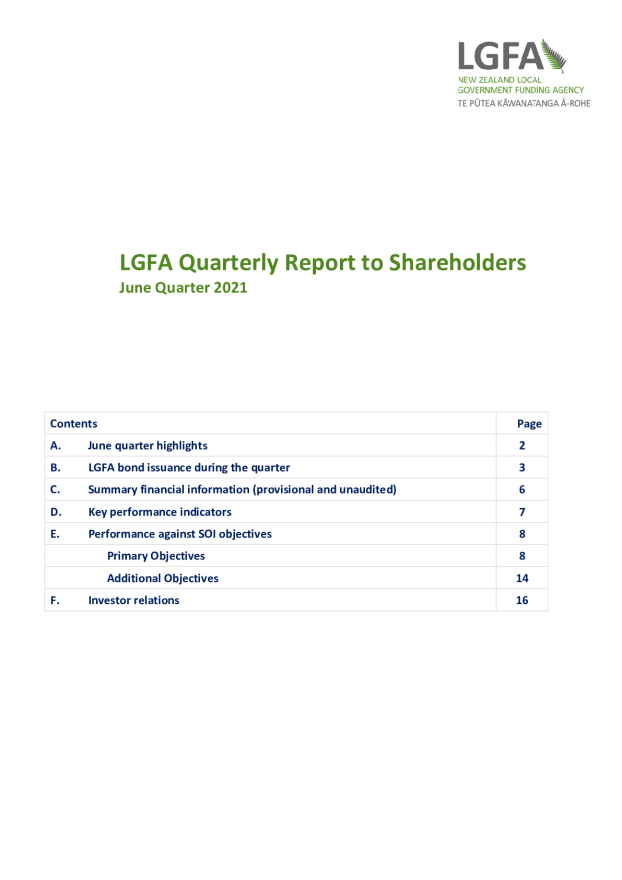 LGFA Quarterly Report to Shareholders  - June 2021.pdf
