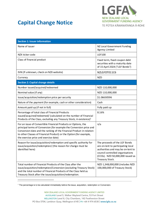 NZX Capital Change Notice 15 April 2024 - Tender 72.pdf