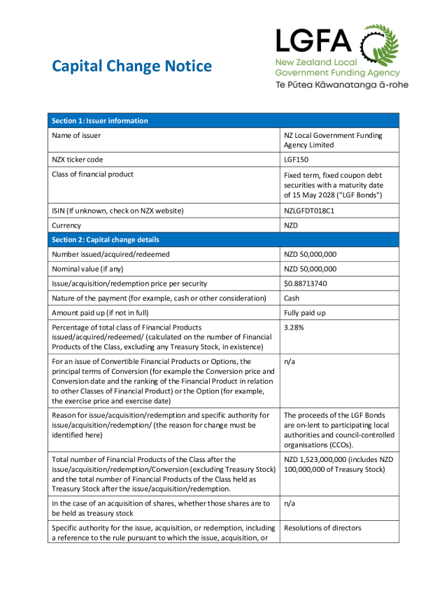 NZX Capital Change Notice 15 May 2028 - Tender 99.pdf