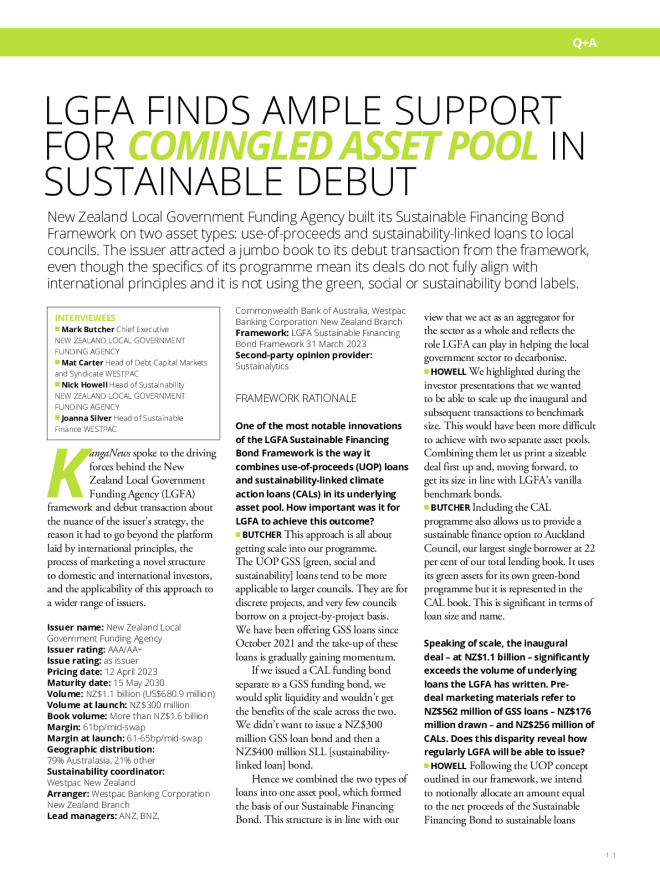 KangaNews Sustainable Finance H1 2023 - LGFA article.pdf