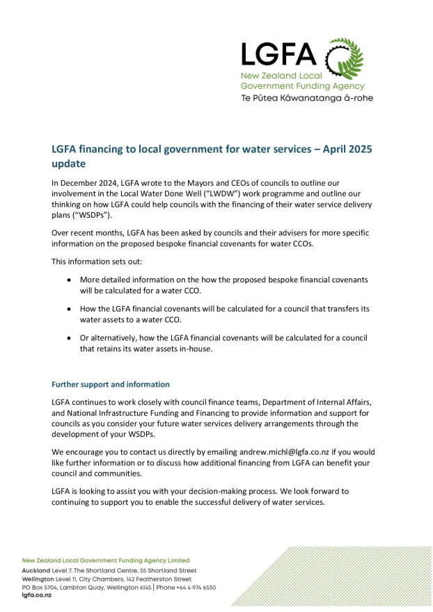 LGFA Lending to Water CCOs - April 2025 Update.pdf