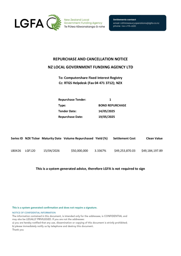 Bond Repurchase and Cancellation Notice - Tender 1.pdf