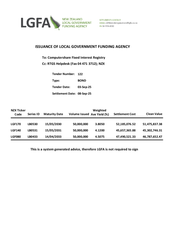 Issuance Notice - Tender 122.pdf