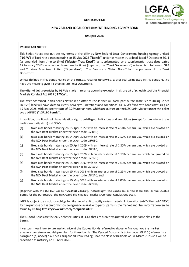 LGFA Series Notice Template 15 May 2028 - QFP Tap of Existing Series.pdf